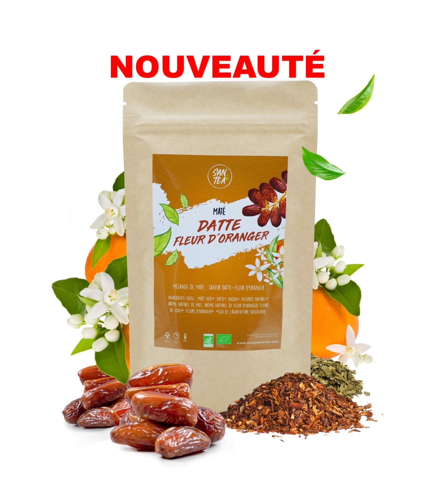 Maté datte fleur d'oranger (bio)