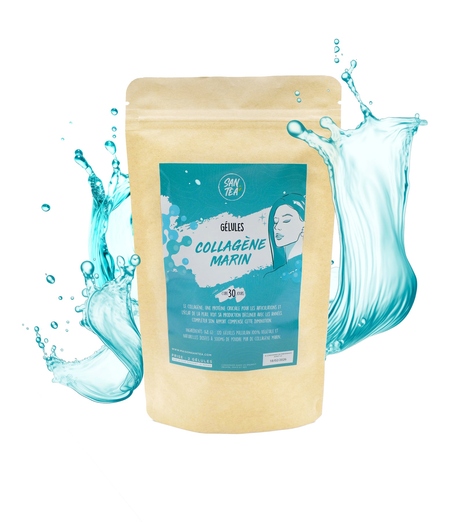 Collagène Marin HUMBLE+ - 150 Gélules - Date Péremption 03/2028 - Beauté De La Peau, Cheveux, Ongles
